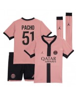 Paris Saint-Germain Willian Pacho #51 Kolmaspaita Lasten 2024-25 Lyhythihainen (+ shortsit)